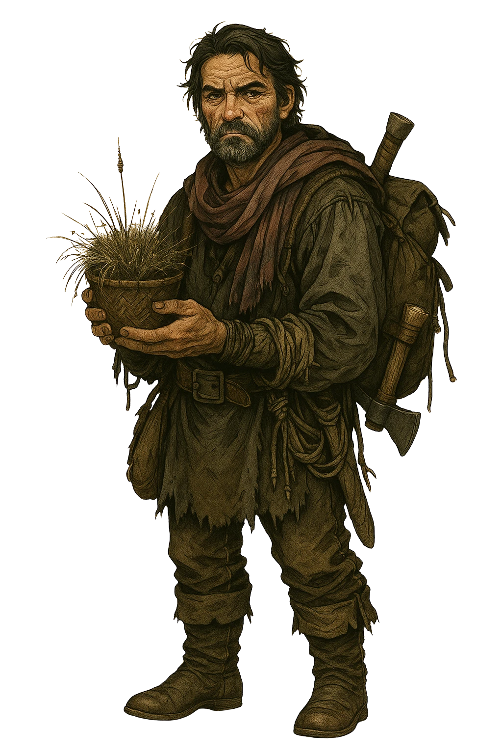 Herboriste humain
